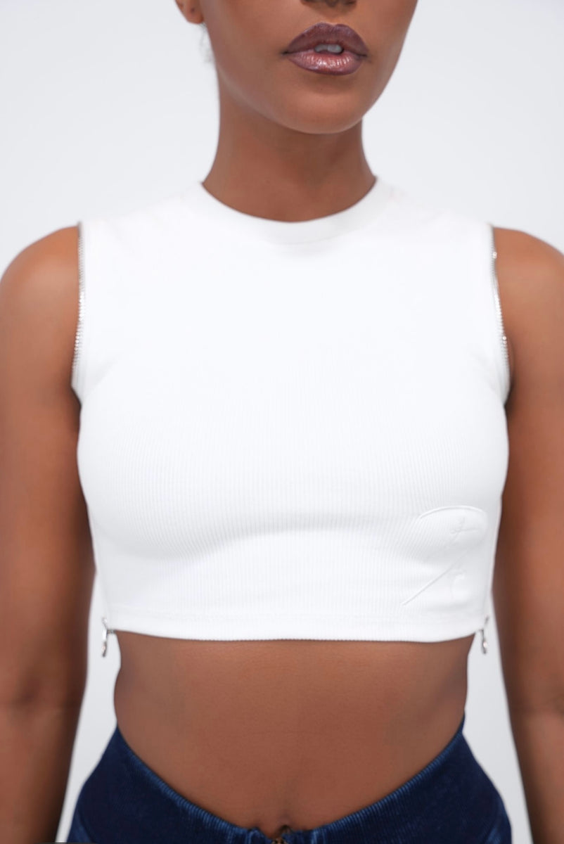 WHITE UZIP MUSCLE – TORDROBES