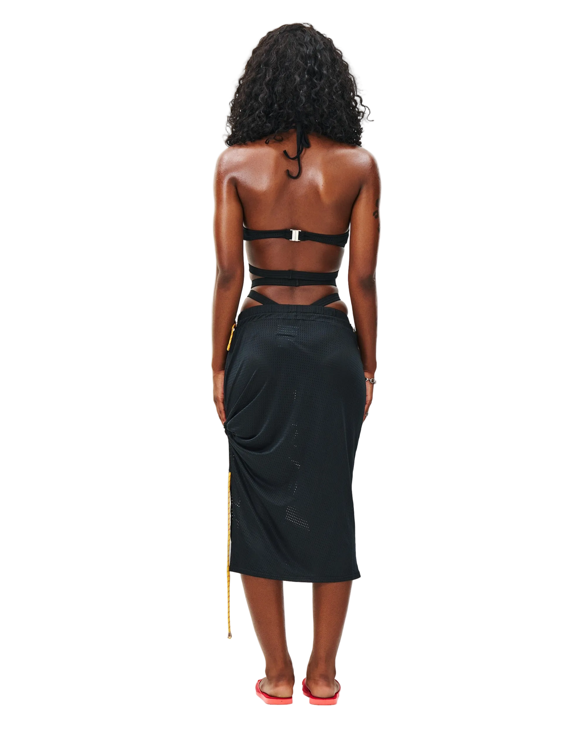 NETTED CORD SKIRT
