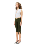 MOCK ROLLED TEE