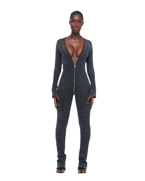 SLEEVED SKULL UZIP JUMPSUIT – TORDROBES