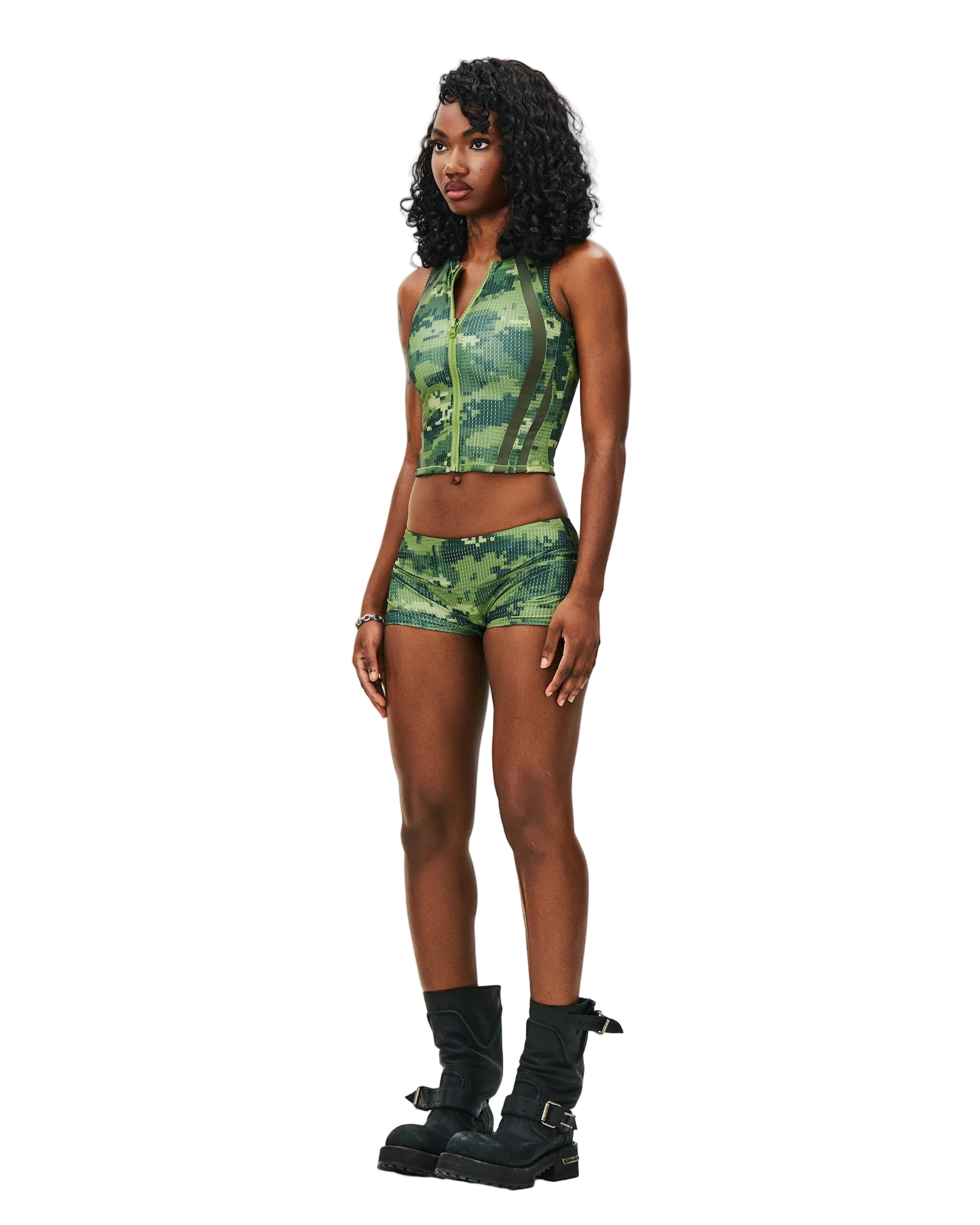 REVERSIBLE NETTED SHORTS