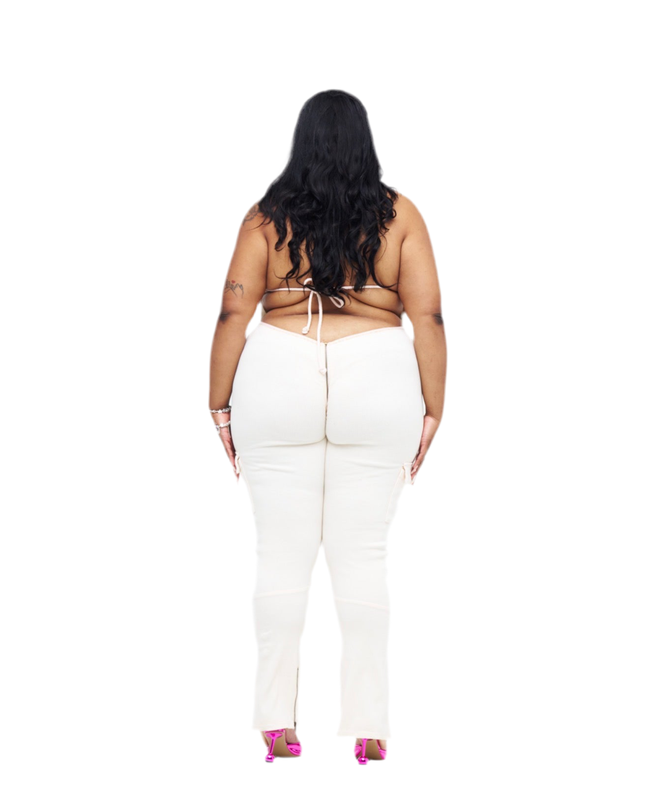 HALTER UZIP JUMPSUIT