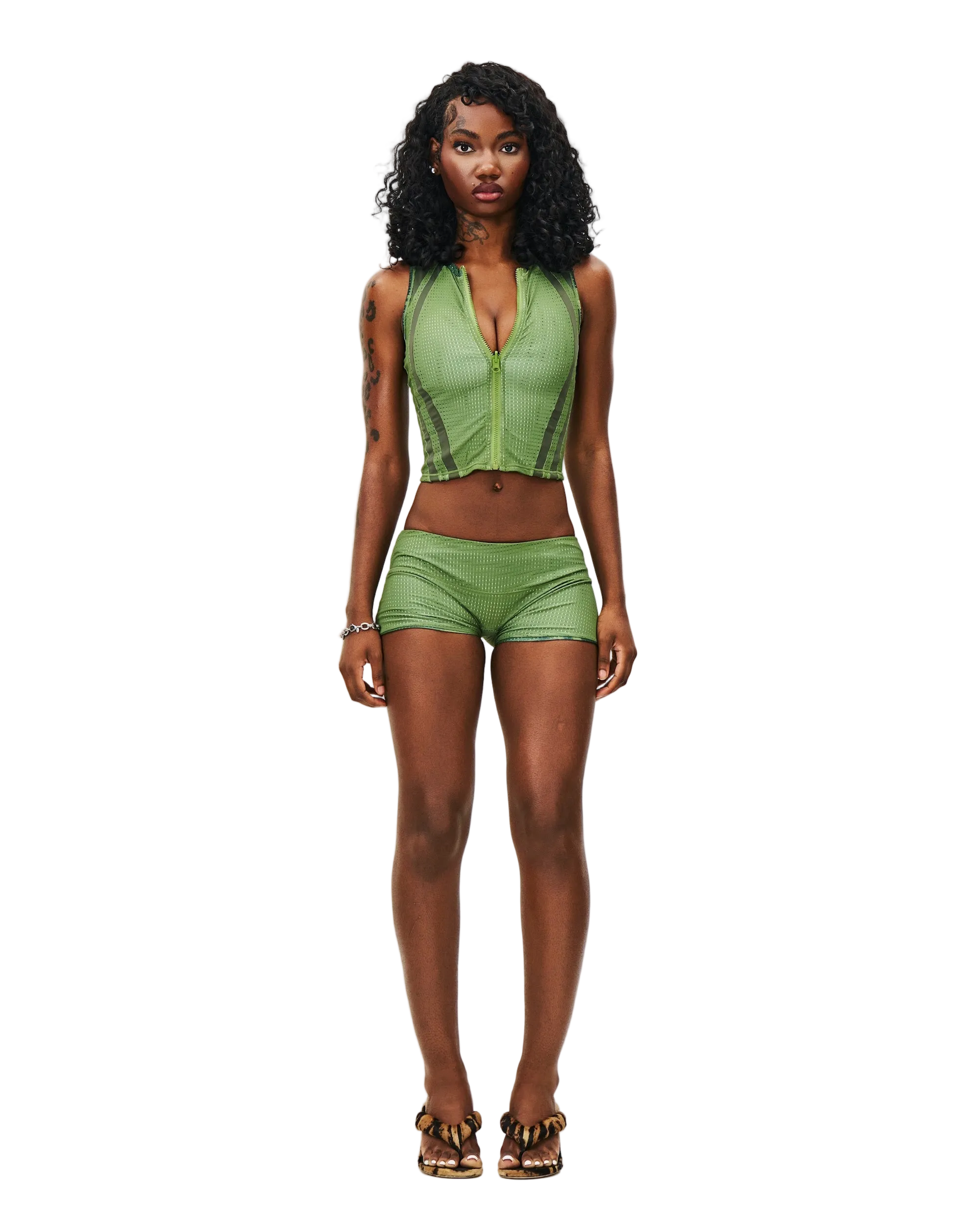REVERSIBLE NETTED SHORTS