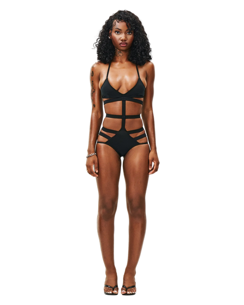 MONOKINI NETTED SWIMSUIT
