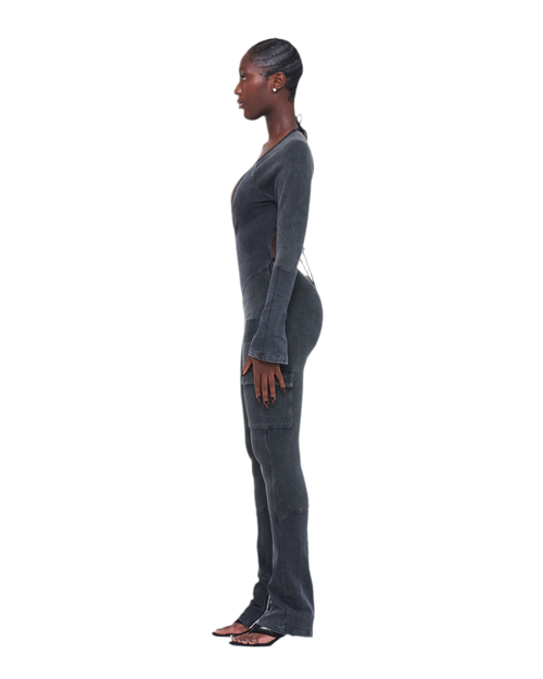 SLEEVED SKULL UZIP JUMPSUIT – TORDROBES