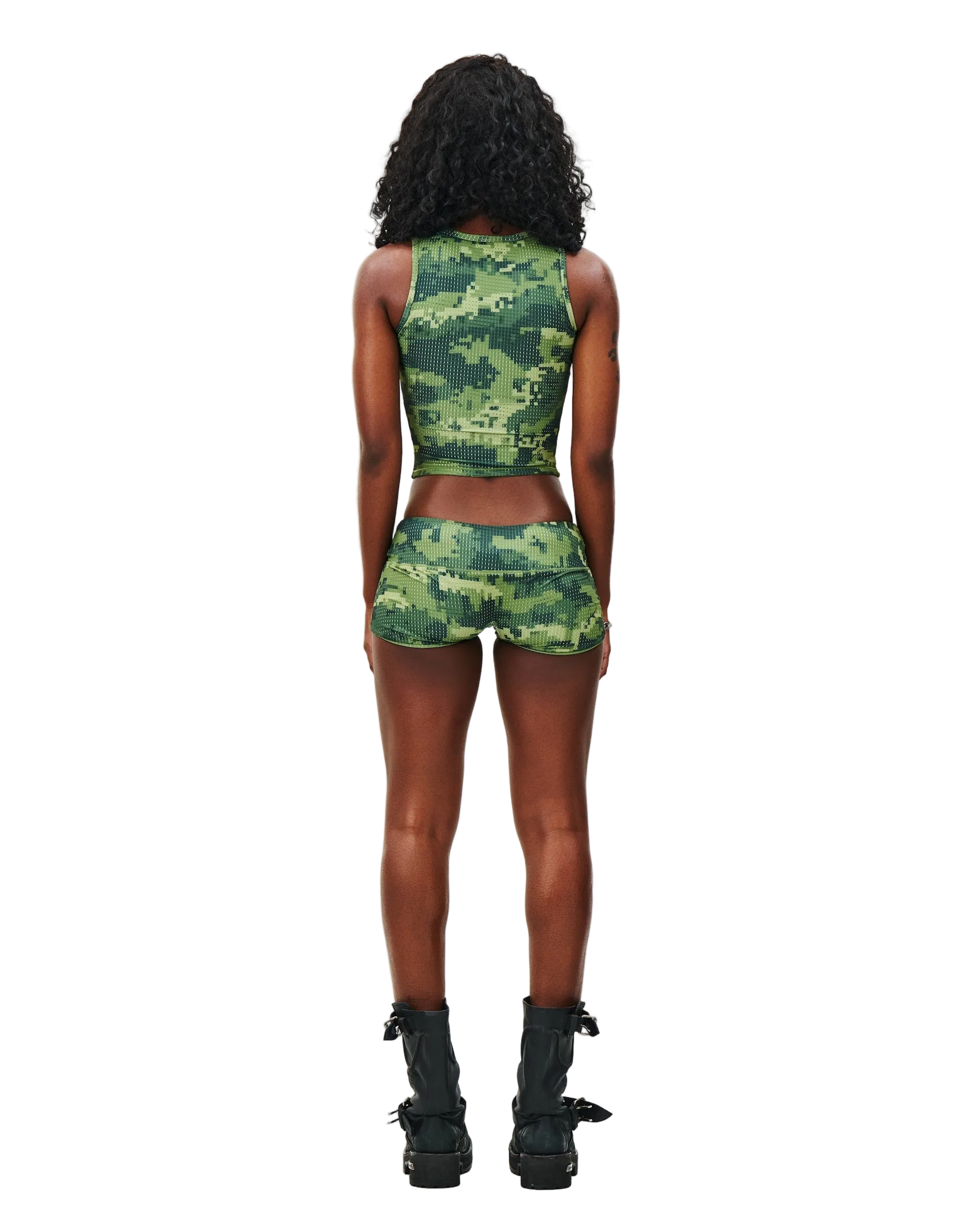REVERSIBLE NETTED SHORTS