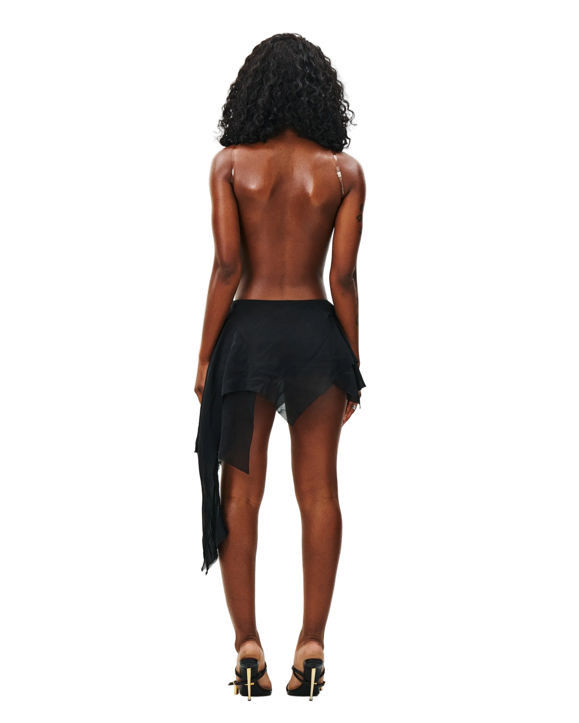 ASYM SPIRAL DRESS