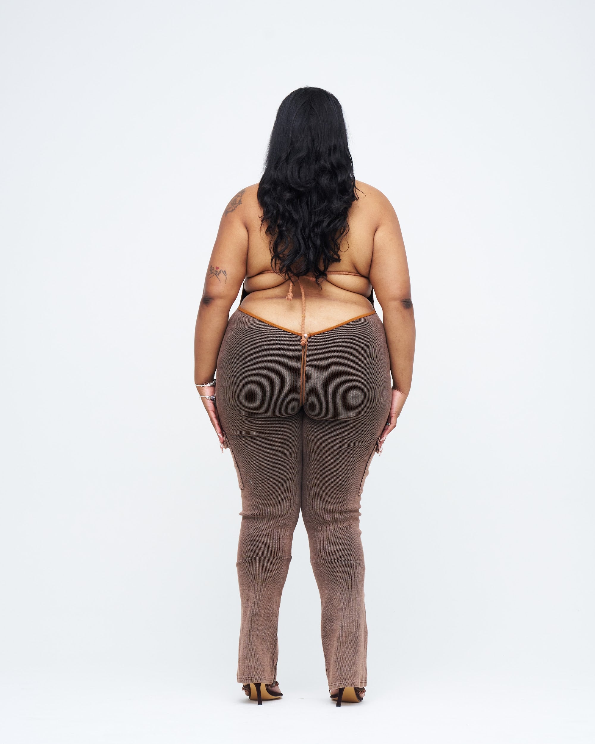 RUSTED UZIP JUMPSUIT