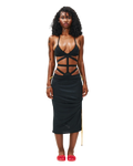 NETTED CORD SKIRT