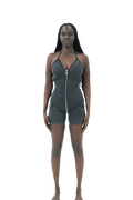HALTER UZIP ROMPER
