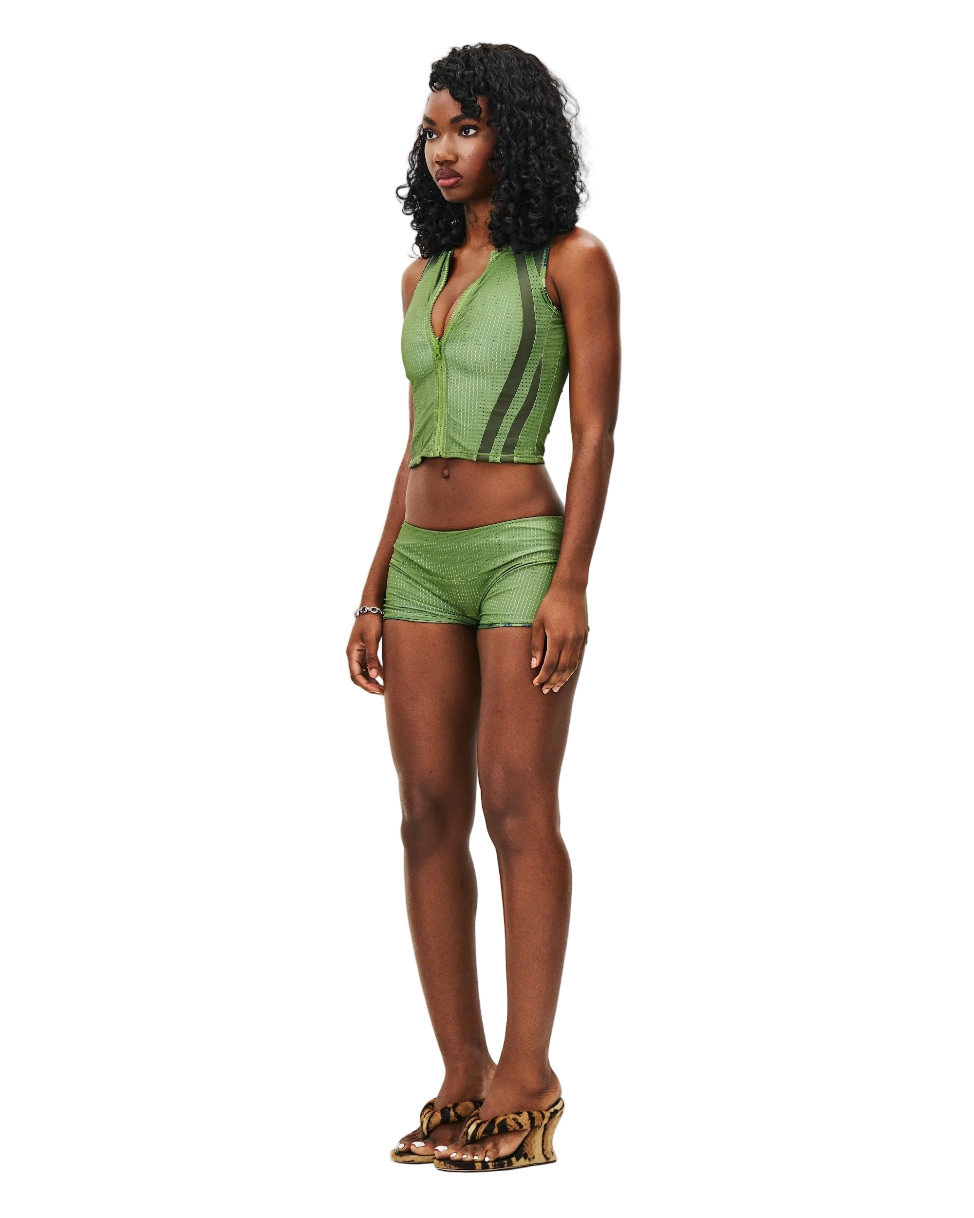 REVERSIBLE NETTED SHORTS