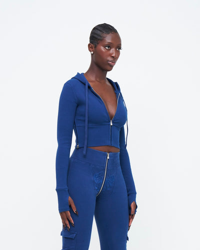 NAVY UZIP JACKET