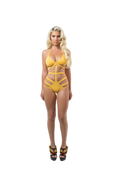 MONOKINI NETTED SWIMSUIT