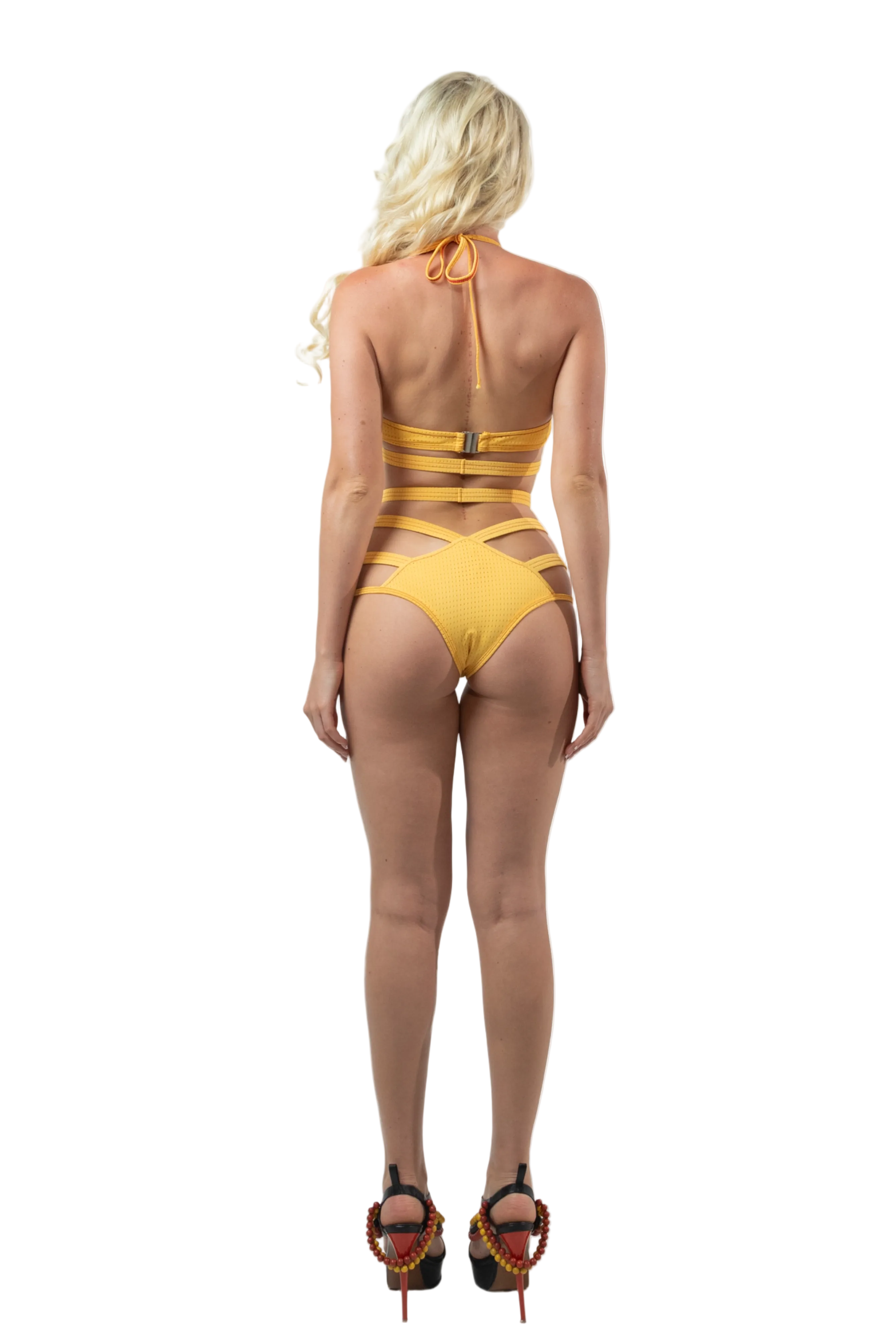 MONOKINI NETTED SWIMSUIT