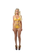MONOKINI NETTED SWIMSUIT