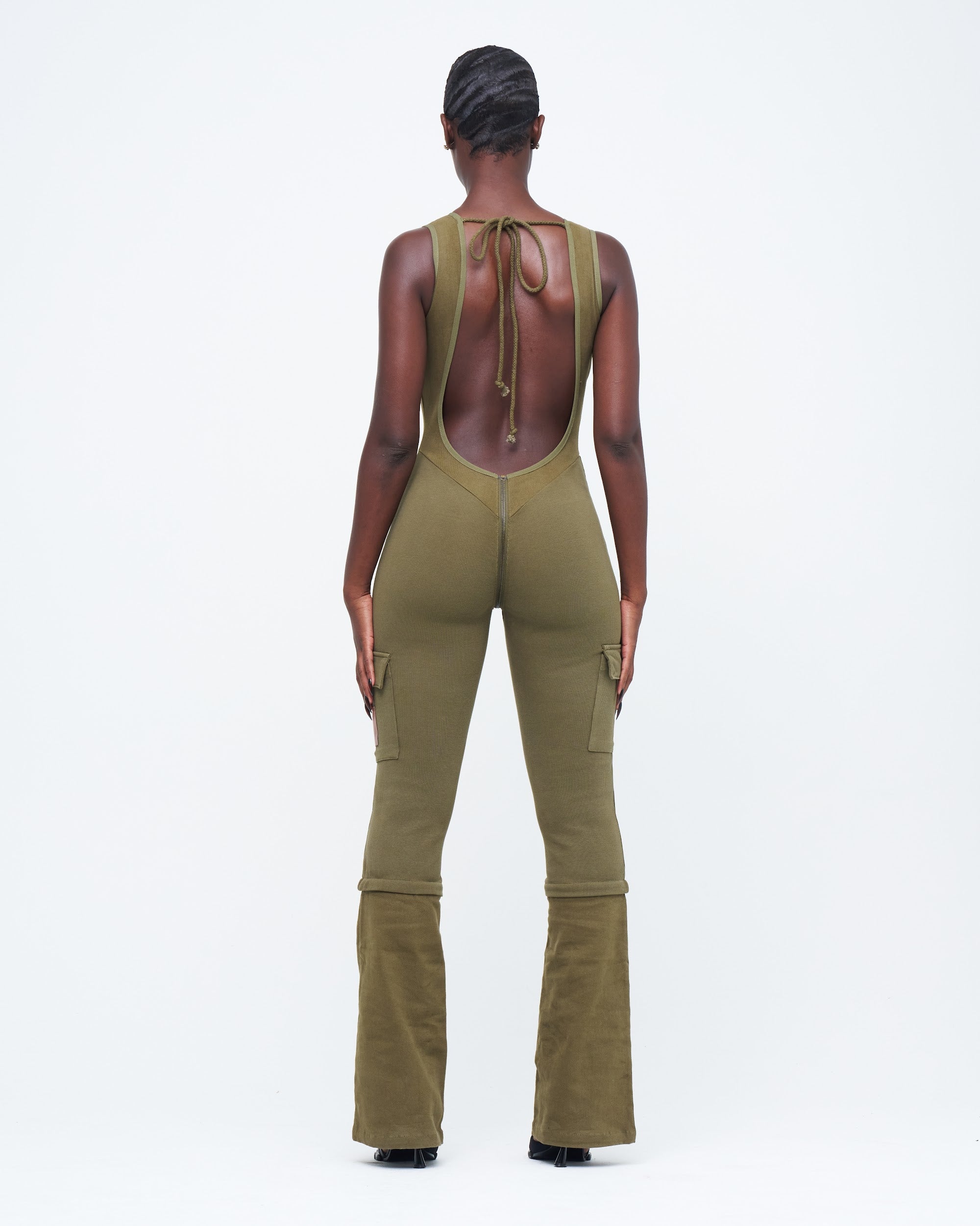 PREORDER ARMY DUAL UZIP JUMPSUIT