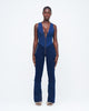 DENIM DUAL UZIP JUMPSUIT