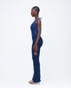 DENIM DUAL UZIP JUMPSUIT