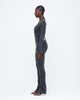SLEEVED SKULL UZIP JUMPSUIT