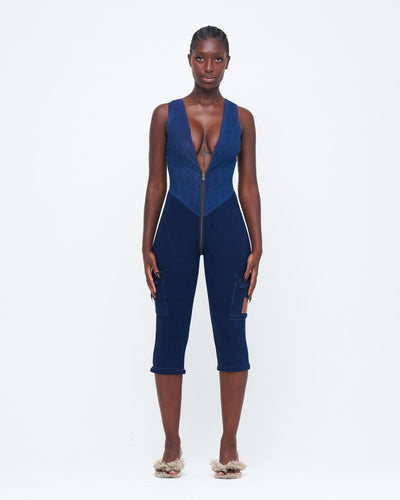 PREORDER DENIM DUAL JUMPSUIT