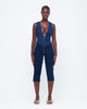 DENIM DUAL UZIP JUMPSUIT