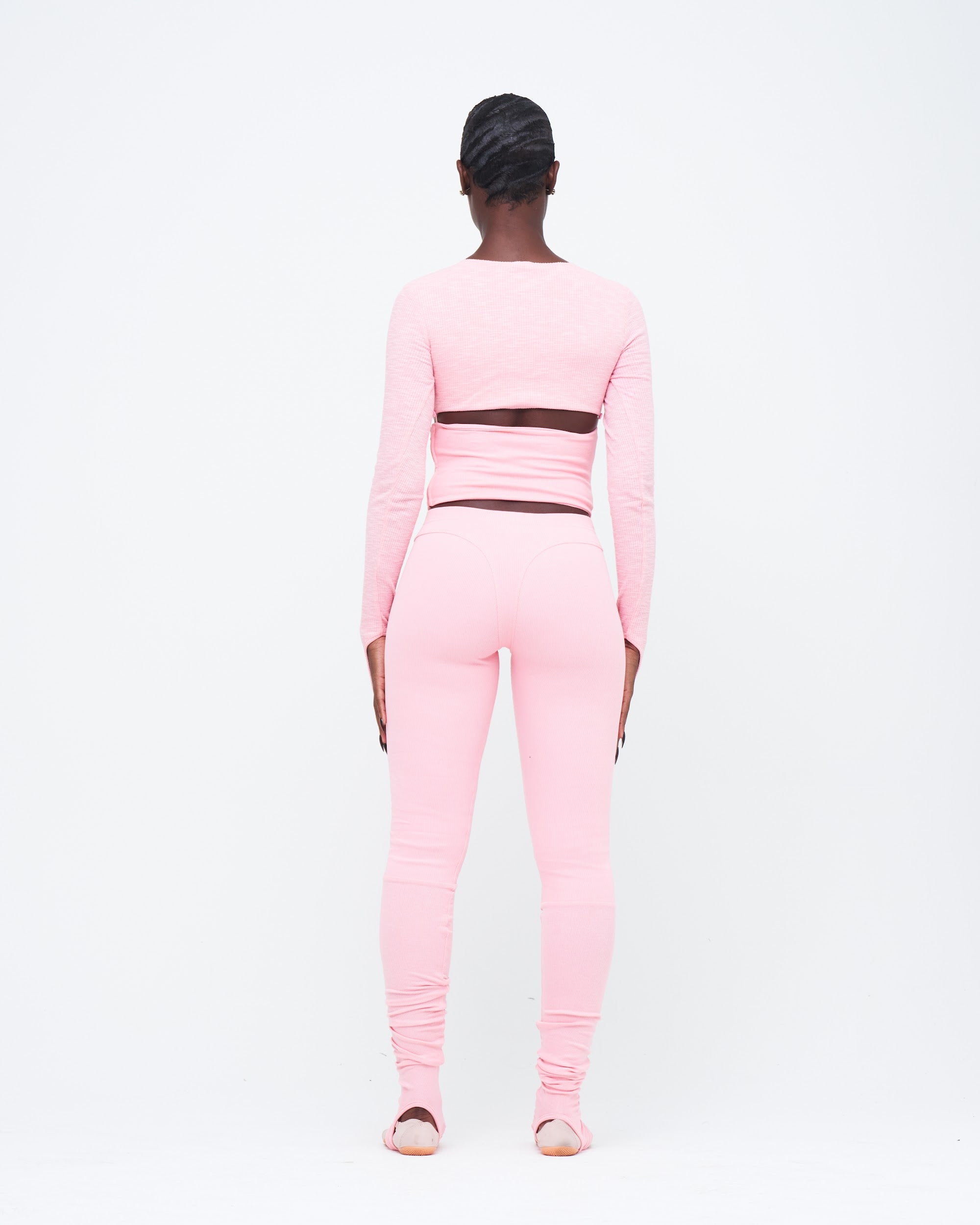 BLUSH PINK LEGGINGS