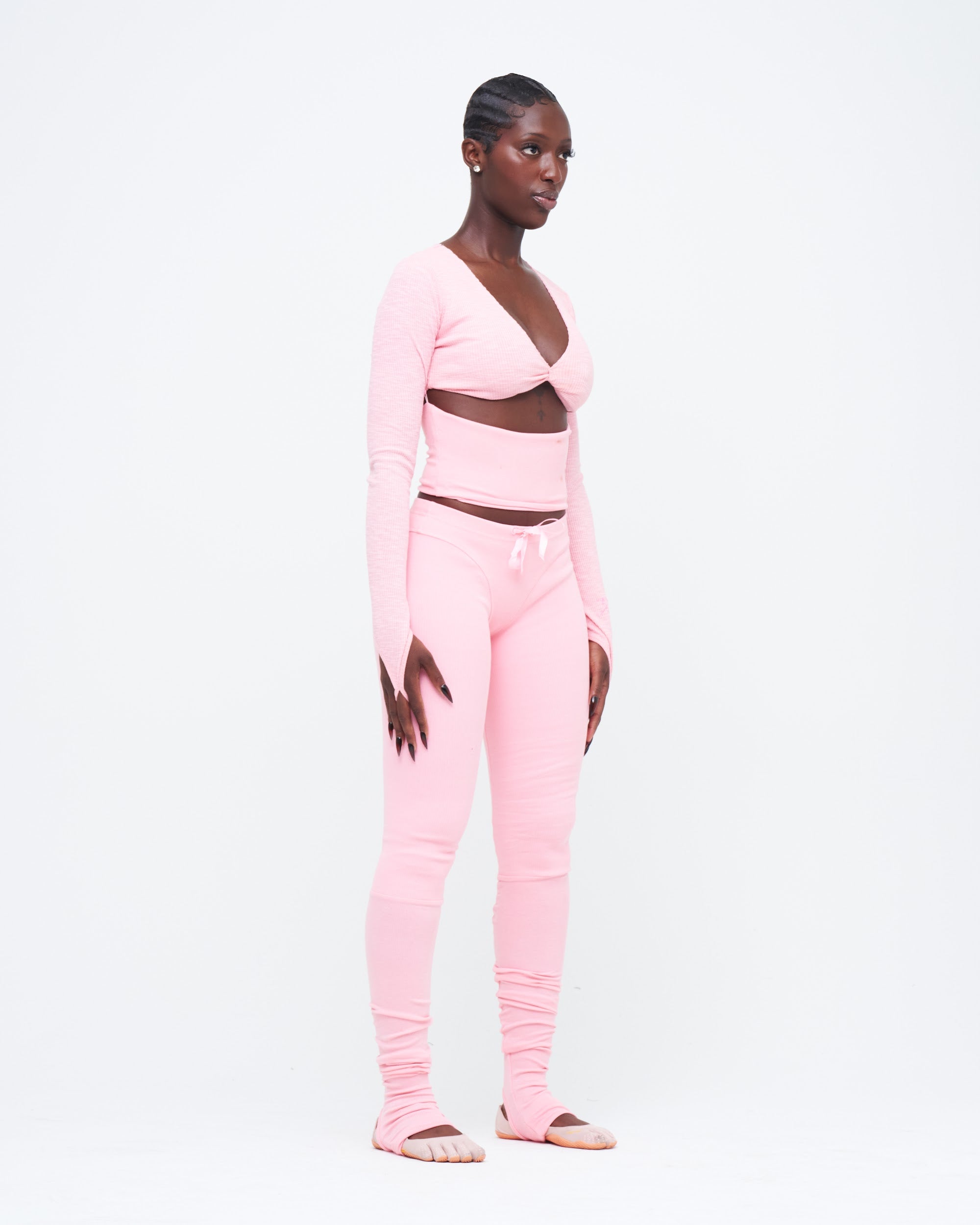 BLUSH PINK LEGGINGS