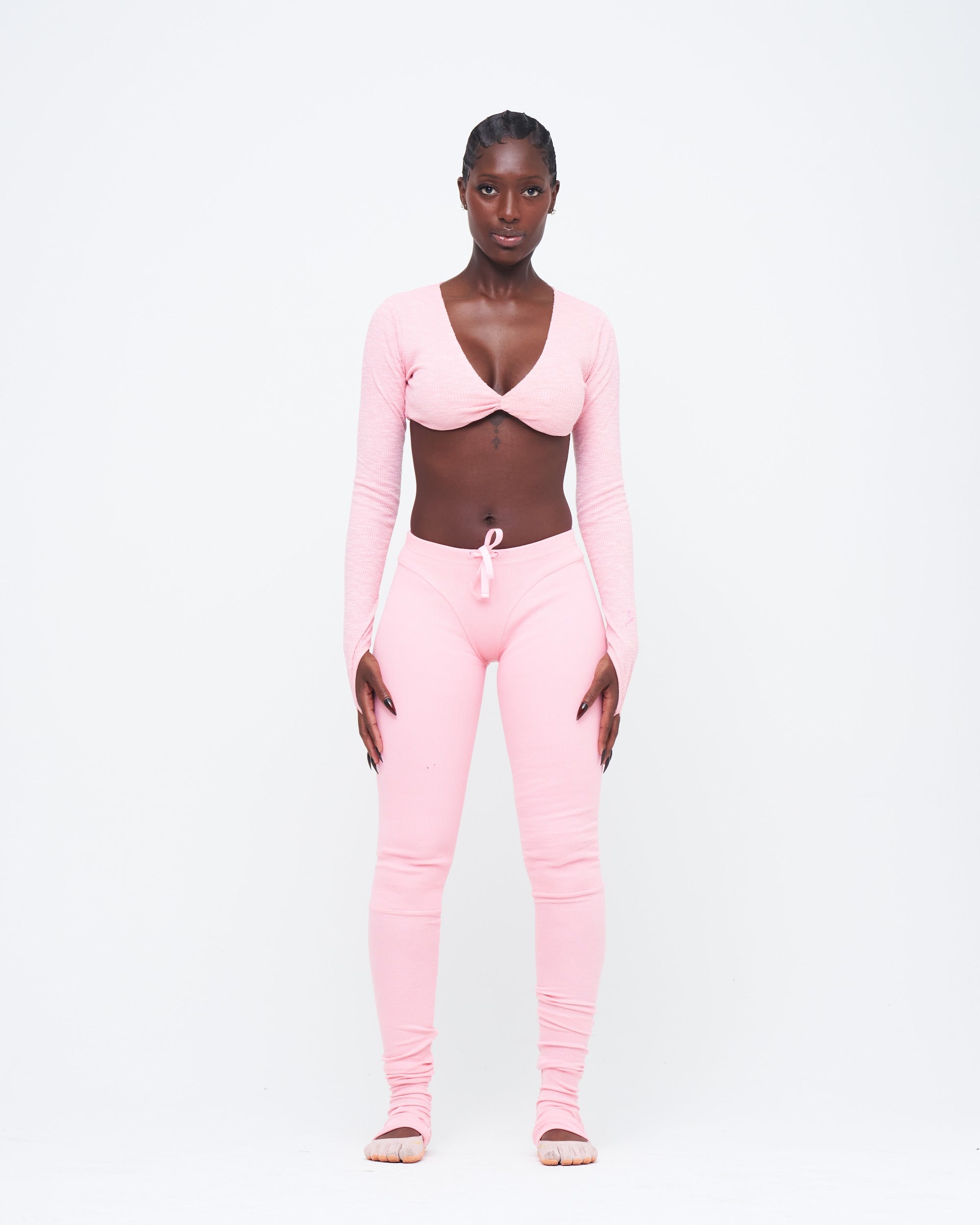 BLUSH PINK LEGGINGS