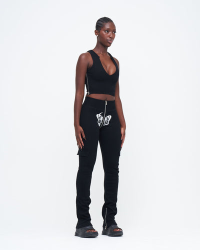 BLACK SIGNATURE UZIP PANTS