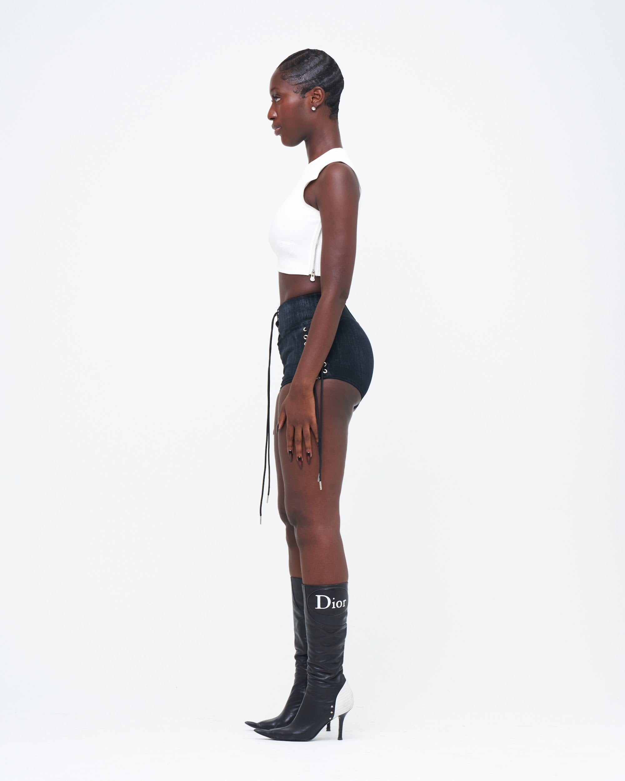 PREORDER CHARCOAL STONE-WASHED UZIP SHORTS