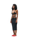 NETTED CORD SKIRT