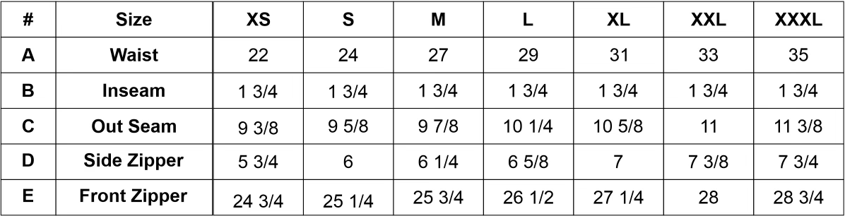 Size Chart Image