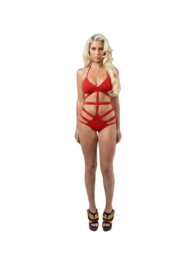 MONOKINI NETTED SWIMSUIT