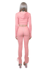 BLUSH PINK UZIP PANTS