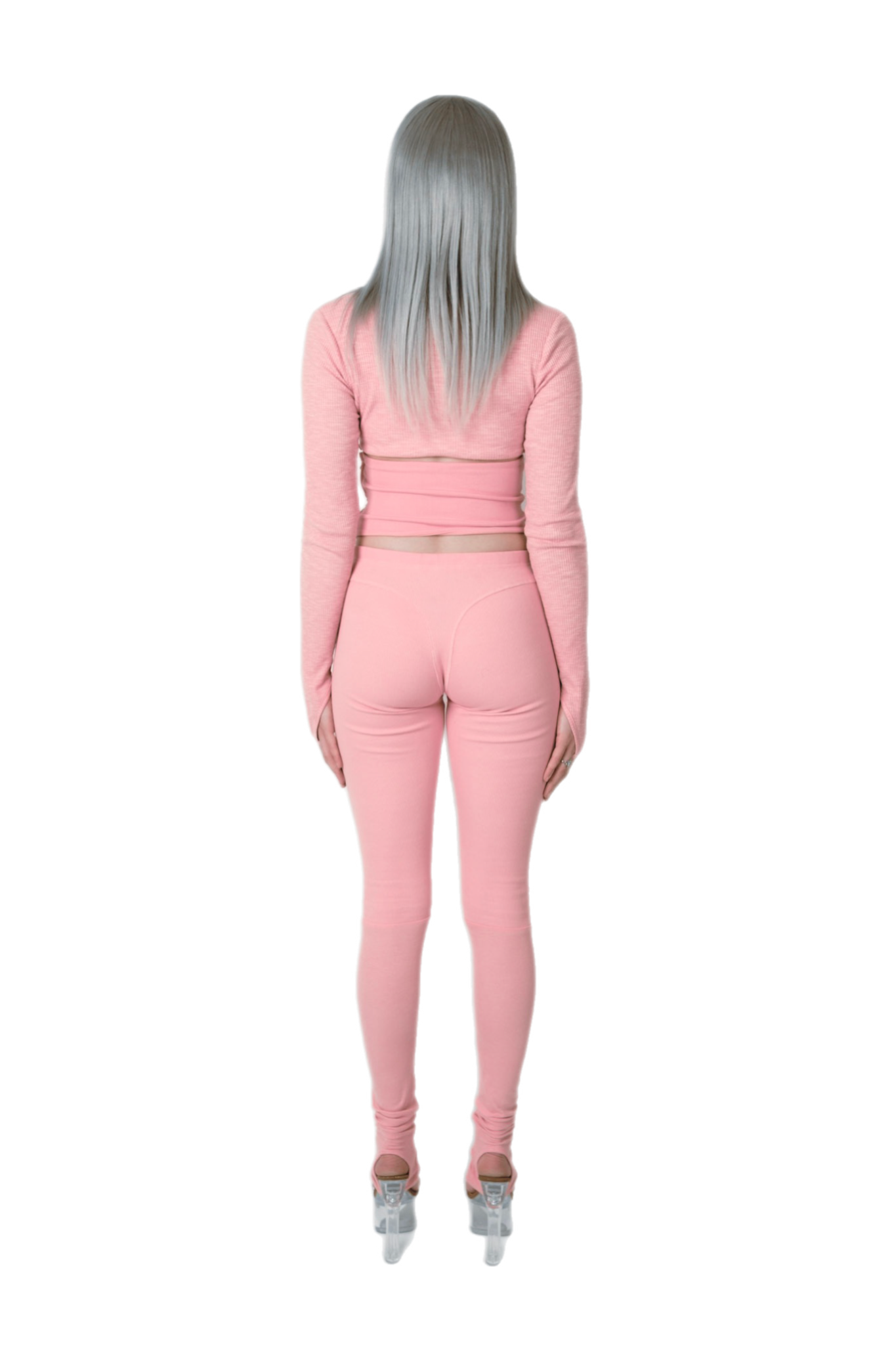 BLUSH PINK LEGGINGS